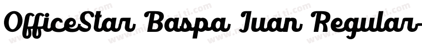 OfficeStar Baspa Juan Regular字体转换